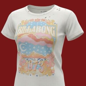 1973 Tee Shirt. Billabong Small Fresh Distressed